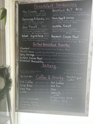 Menu photo 4 Ritual Cafe Warwick, RI