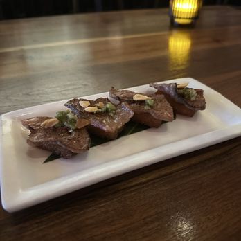 Sushi Roku - American Wagyu with crispy rice - Sushi Bars Near Me - Manhattan Beach, California Sushi Roku - American Wagyu with crispy rice - Sushi Bars Near Me - Manhattan Beach, California