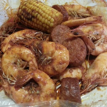 Angry Crab Shack - Shrimp, Cajun Sausage and some Corn. - Seafood Near Me - Mesa, Arizona