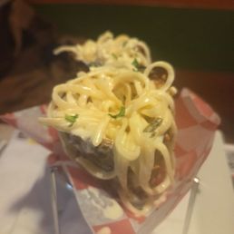 Italiano Fettuccine Alfredo Tacos Italiano Fettuccine Alfredo Tacos