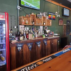 The Slice - Behind the bar