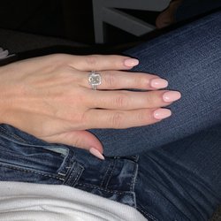 Famous Nails - Acrylic with gel fill, color "90's pink!"