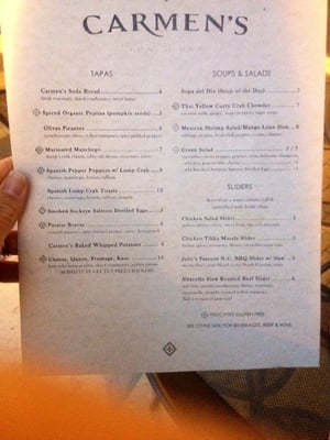 Menu photo 8 Carmen's Lunch Bar & Tapas Pensacola, FL