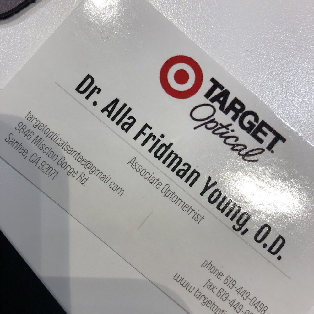 Target Optical Santee - Dr. card - Optometrists Near Me - Santee, California Target Optical Santee - Dr. card - Optometrists Near Me - Santee, California