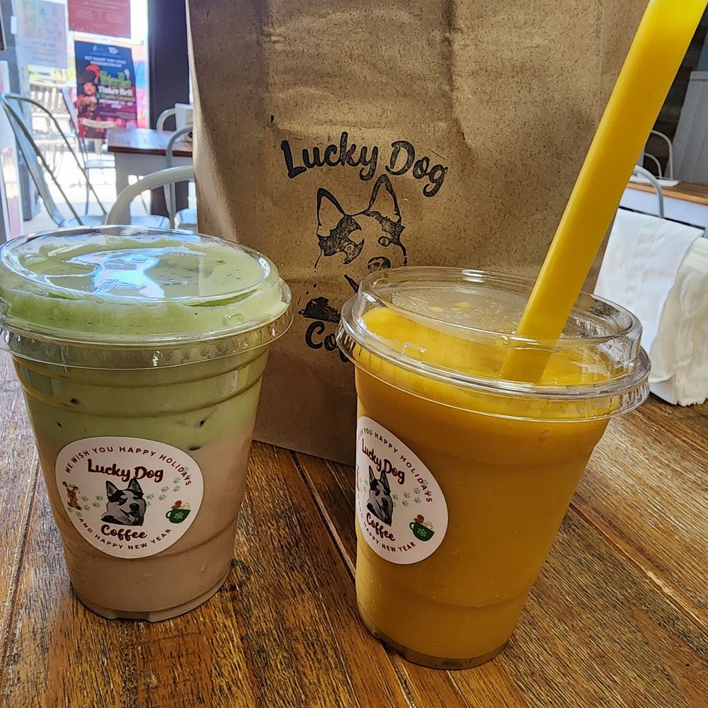 Lucky Dog Coffee - Mango smoothie, Matcha Chai and a treat - Coffee & Tea Near Me - Simi Valley, California Lucky Dog Coffee - Mango smoothie, Matcha Chai and a treat - Coffee & Tea Near Me - Simi Valley, California