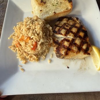 Boatyard Pub - Blackened fish with rice pilaf - Bars Near Me - Ventura, California Boatyard Pub - Blackened fish with rice pilaf - Bars Near Me - Ventura, California