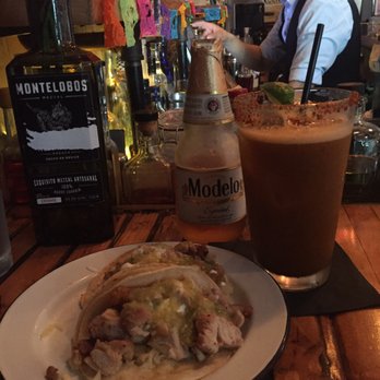 La Contenta Les - Michelada and chicken tacos - Mexican Near Me - New York, New York La Contenta Les - Michelada and chicken tacos - Mexican Near Me - New York, New York
