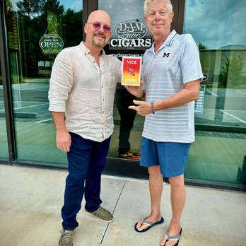 DAM Fine Cigars - Darrell the owner on left is extremely knowledgeable and helpful. - Tobacco Shops Near Me - Pooler, Georgia DAM Fine Cigars - Darrell the owner on left is extremely knowledgeable and helpful. - Tobacco Shops Near Me - Pooler, Georgia