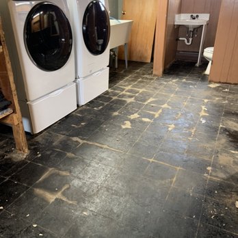 DRYCO - Asbestos Tile Removal. Disinfection & New Flooring Install Up Next! - Damage Restoration Near Me - Clinton Township, Michigan