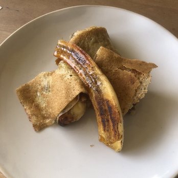 Crêpe Bar - First Time Crêpe: Nutella, Banana Brûlée, Abs banana chips. This was excellent. - Creperies Near Me - Tempe, Arizona