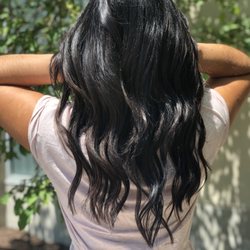Waterhouse Hair Spa - This look was created with Davines luxury hair color and tape-in extensions
