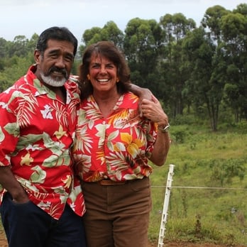 Aloha Weddings in Paradise - Pas and Cheryl at home on their farm. - Wedding Planning Near Me Aloha Weddings in Paradise - Pas and Cheryl at home on their farm. - Wedding Planning Near Me