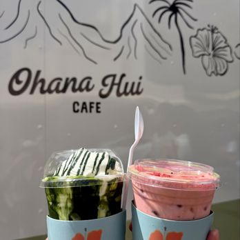Ohana Hui Cafe - Matcha einspanner and strawberry matcha latte - Coffee & Tea Near Me - Honolulu, Hawaii Ohana Hui Cafe - Matcha einspanner and strawberry matcha latte - Coffee & Tea Near Me - Honolulu, Hawaii
