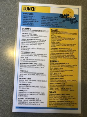 Menu photo 2 Bridge Street Cafe Belding, MI Menu photo 2 Bridge Street Cafe Belding, MI
