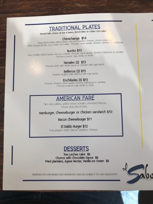 Menu photo 3 El Sabor Vail, CO
