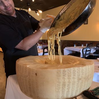 CiBi Italian Restaurant - Adding the spaghetti - Italian Near Me - Willow Park, Texas
