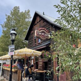 Exterior outside entrance of Tin Plate Pizza - Breckenridge, Colorado Exterior outside entrance of Tin Plate Pizza - Breckenridge, Colorado