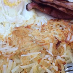 M C's Country Cafe - Over easy eggs, hashbrowns, and bacon!