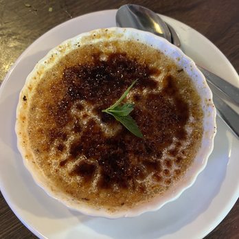 Spices On The Green - Creme brûlée- great nutmeg flavor - Steakhouses Near Me - Burlington, Colorado