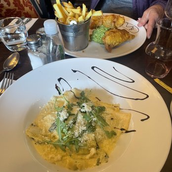 Cookes Wine Bar - spinach ravioli, really good food that we stumbled upon! - Wine Bars Near Me - Galway, G Cookes Wine Bar - spinach ravioli, really good food that we stumbled upon! - Wine Bars Near Me - Galway, G