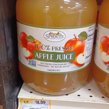 Sprouts Farmers Market - Apple Juice with pectin - has more nutrients ... - Grocery Near Me - Marietta, Georgia Sprouts Farmers Market - Apple Juice with pectin - has more nutrients ... - Grocery Near Me - Marietta, Georgia