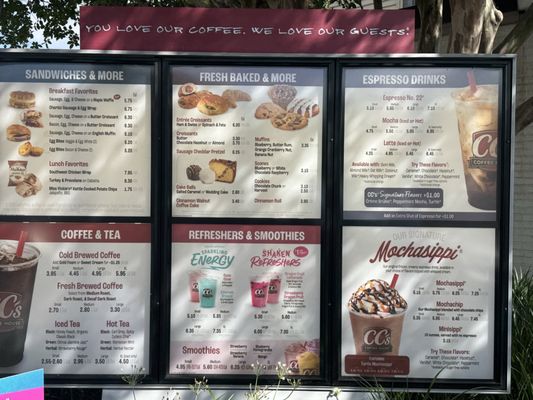 Menu photo 1 CC's Coffee House Metairie, LA Menu photo 1 CC's Coffee House Metairie, LA
