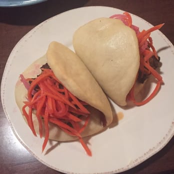 Sea Level NC - Shrimp steam buns. Tasted a lot like deviled crab to me. - Seafood Near Me - Charlotte, North Carolina Sea Level NC - Shrimp steam buns. Tasted a lot like deviled crab to me. - Seafood Near Me - Charlotte, North Carolina