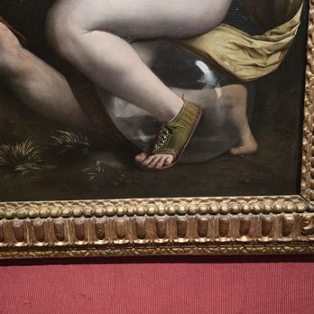 The Getty Center - This foot looked so real! - Art Museums Near Me - Los Angeles, California