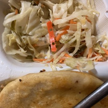 MasFajitas Mexican Restaurant - Piece of orange plastic in the slaw. - Mexican Near Me - Round Rock, Texas