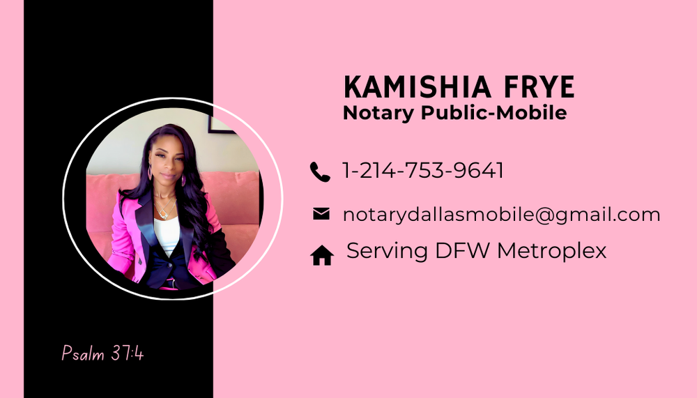NOTARY DALLAS MOBILE Updated July 2024 Request a Quote Dallas
