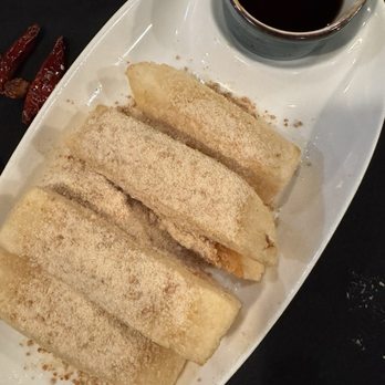 EMei - Fried Sticky Rice Cake with Brown Sugar Dipping Sauce 红糖糍粑 - Szechuan Near Me - Philadelphia, Pennsylvania EMei - Fried Sticky Rice Cake with Brown Sugar Dipping Sauce 红糖糍粑 - Szechuan Near Me - Philadelphia, Pennsylvania