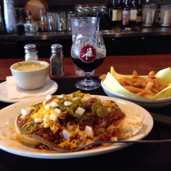 Norma's Cafe - Chili cheese burger, fries and Lakewood Temptress. And, complimentary queso. - Cafes Near Me - Frisco, Texas