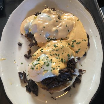 Tavern - benedict uno. too much hollandaise and the meat was over cooked. - New American Near Me - Nashville, Tennessee