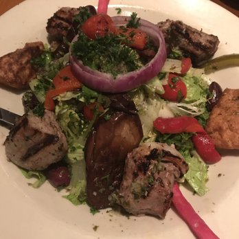 DishDash - Mediterranean salad with lamb - Middle Eastern Near Me - Sunnyvale, California