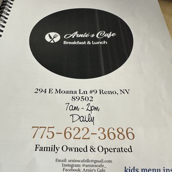 Arnie’s Cafe - Breakfast & Brunch Near Me - Reno, Nevada Arnie’s Cafe - Breakfast & Brunch Near Me - Reno, Nevada