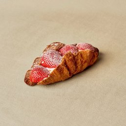 Strawberry croissant