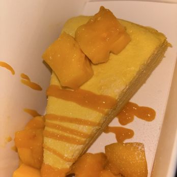 Mango Mango Dessert - Mango Mille Crepe Cake Slice - Desserts Near Me - Las Vegas, Nevada Mango Mango Dessert - Mango Mille Crepe Cake Slice - Desserts Near Me - Las Vegas, Nevada