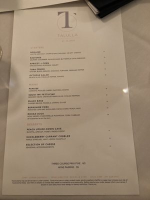 Menu photo 7 Talulla Cambridge, MA