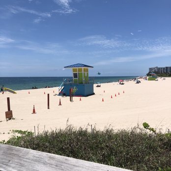 Pompano Beach Pier - Looking south from the pier; view of the beach // hot and gorgeous! - Local Flavor Near Me - Pompano Beach, Florida