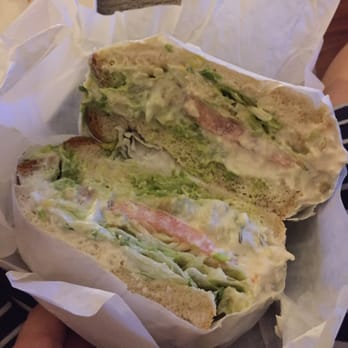 The Hat - Chicken salad sandwich (avocado and sourdough bread) YUM - Sandwiches Near Me - Simi Valley, California