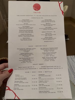Menu photo 8 Taiyo Chula Vista, CA