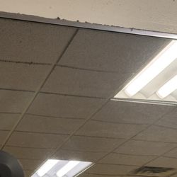 LA Fitness - Dust that's been there for at least five years and not cleaned on top of the mirror. This is so disgusting.