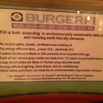 BurgerFi - Environmentally sustainable - Burgers Near Me - Winter Park, Florida