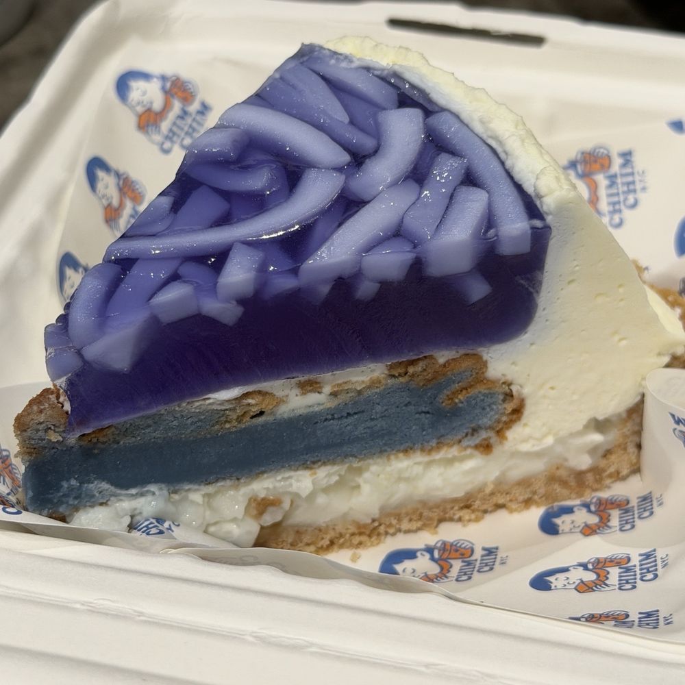 Chim Chim - Butterfly pea coconut jelly cake unfortunately - Bakeries Near Me - New York, New York Chim Chim - Butterfly pea coconut jelly cake unfortunately - Bakeries Near Me - New York, New York