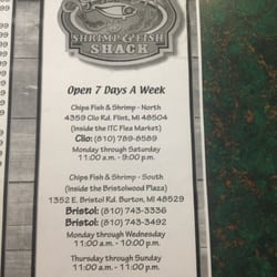 Chips Fish & Shrimp - Hours of operation and location