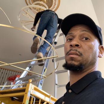Double E Electrical - Assembly of the 225lb Chandelier! - Electricians Near Me - Woodbridge, Virginia Double E Electrical - Assembly of the 225lb Chandelier! - Electricians Near Me - Woodbridge, Virginia
