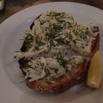 The Ordinary - Stone crab meat on toast - Seafood Near Me - Charleston, South Carolina The Ordinary - Stone crab meat on toast - Seafood Near Me - Charleston, South Carolina