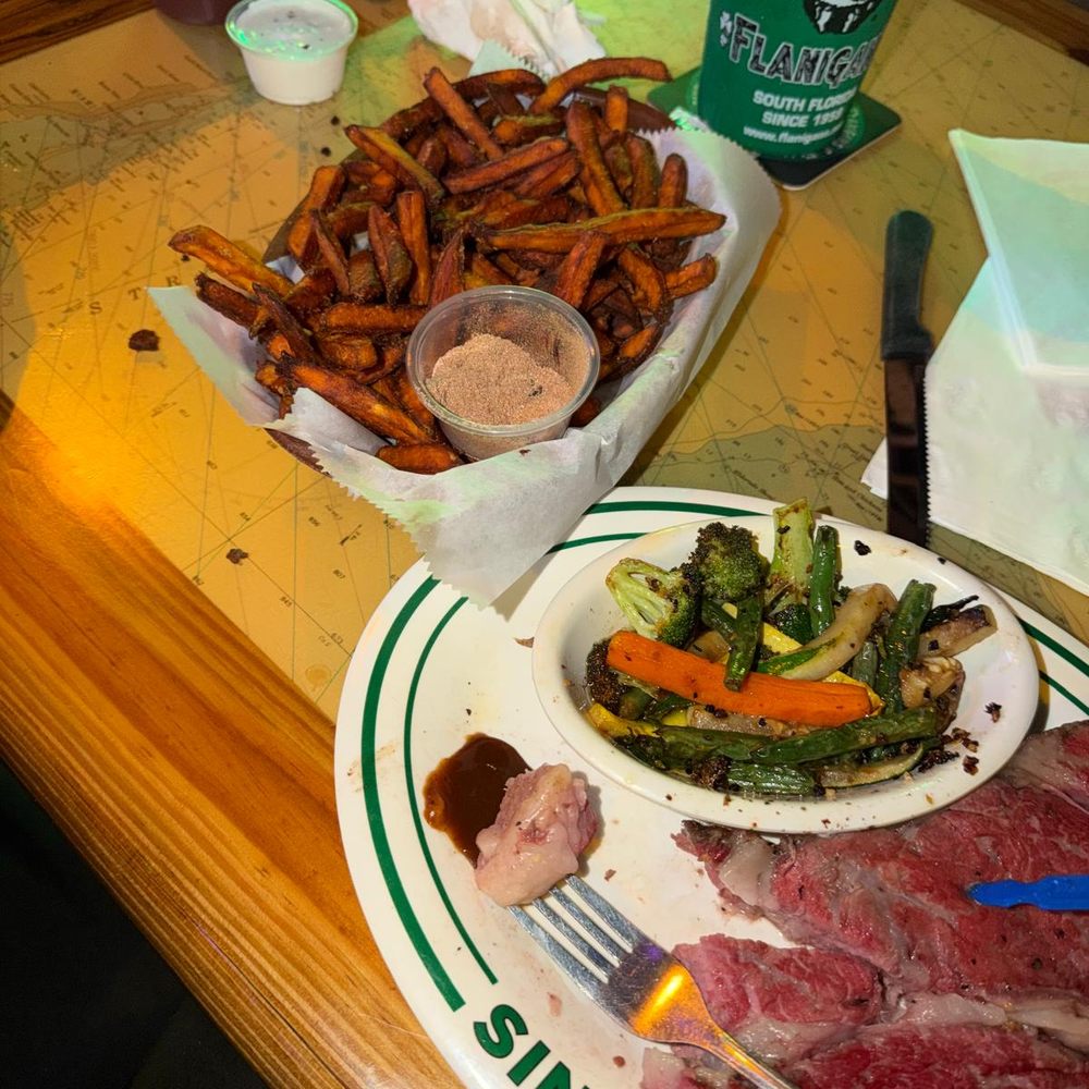 Flanigan's Seafood Bar & Grill - My whole plate that was sent back. - New American Near Me - Miami Beach, Florida