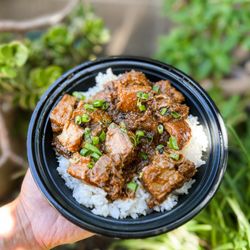 Vidad's Local Kine Grindz - Pork adobo bowl