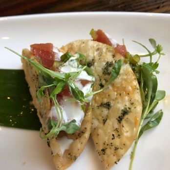 Finney's Crafthouse - Orange - Poke taco, small 3 Pieces - New American Near Me - Orange, California Finney's Crafthouse - Orange - Poke taco, small 3 Pieces - New American Near Me - Orange, California